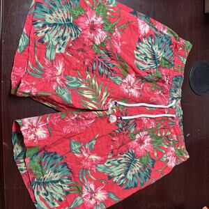 Jogal Floral Hawaii Pattern Shorts Size Small